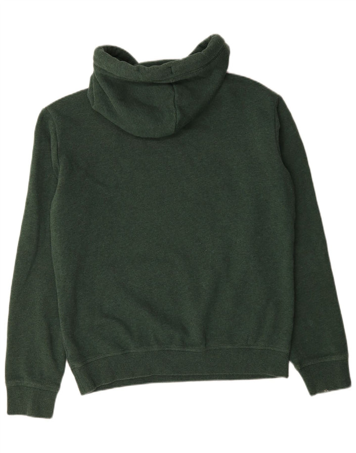 Superdry Mens Hoodie Jumper Large Green Cotton