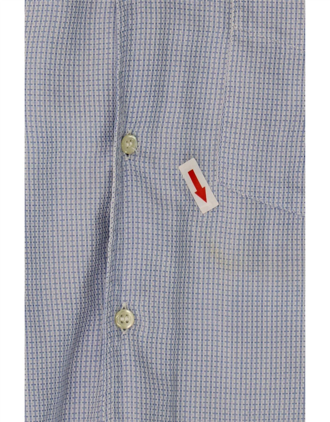 Henry Cottons Mens Flannel Shirt Size 16 Large Blue Check Cotton