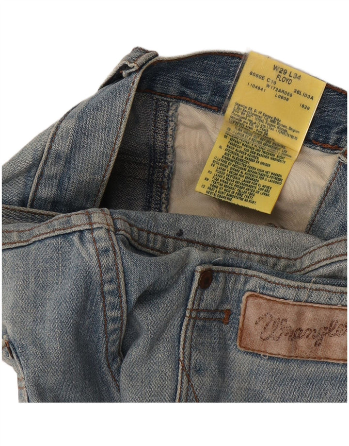 Wrangler Mens Floyd Denim Shorts W29 Medium Blue Cotton