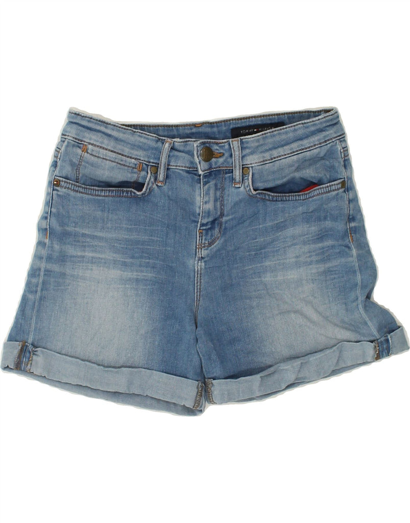 TOMMY HILFIGER Womens Denim Shorts W28 Medium Blue Cotton Vintage Tommy Hilfiger and Second-Hand Tommy Hilfiger from Messina Hembry 