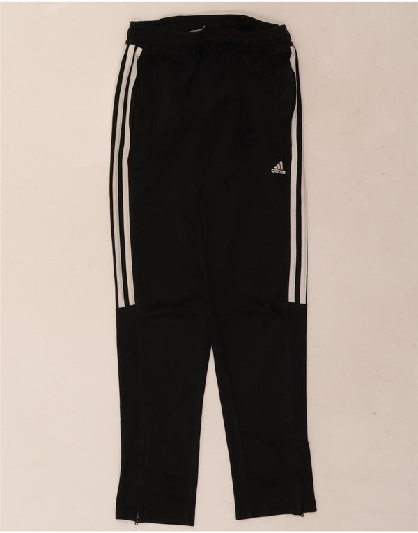 Adidas Boys Aeroready Tracksuit Trousers 11-12 Years Black Polyester