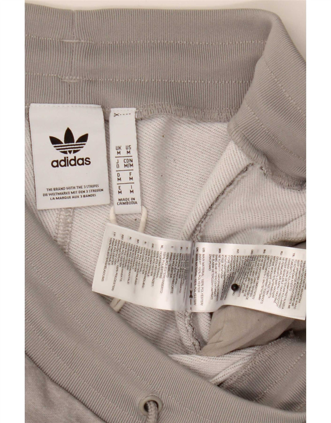 Adidas Mens Graphic Sport Shorts Medium Grey Colourblock Polyester