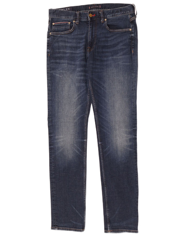 Tommy Hilfiger Mens Denton Straight Jeans W32 L34 Blue Cotton