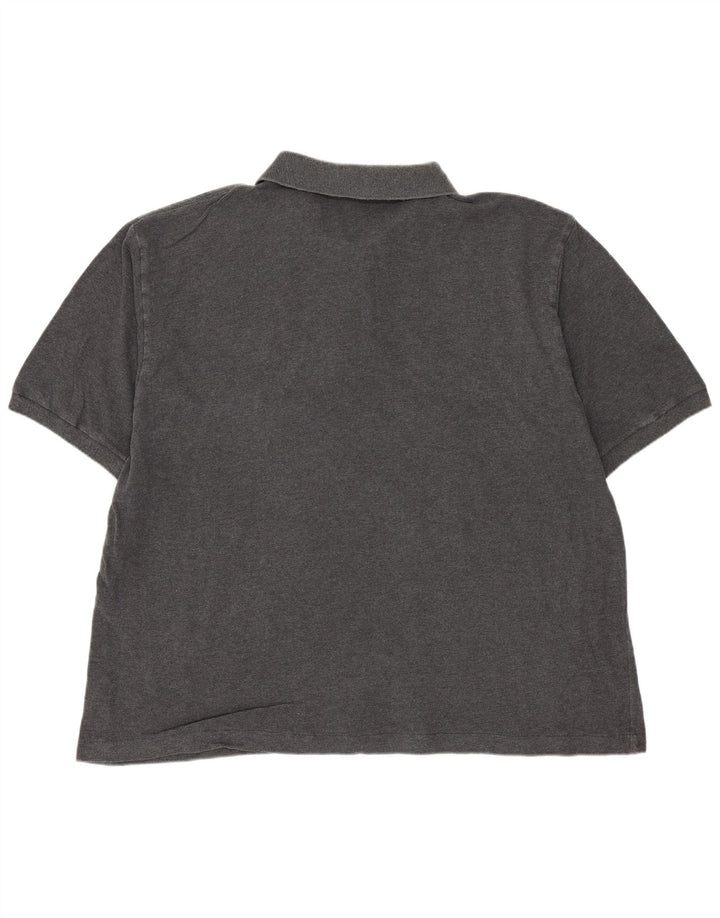 SERGIO TACCHINI Mens Polo Shirt IT 58 2XL Grey Cotton