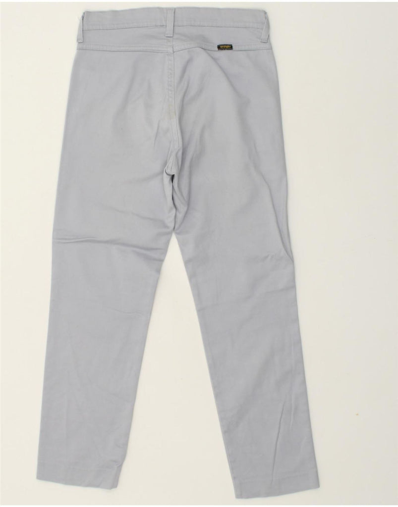 WRANGLER Mens Slim Casual Trousers W28 L28 Grey Cotton | Vintage Wrangler | Thrift | Second-Hand Wrangler | Used Clothing | Messina Hembry 