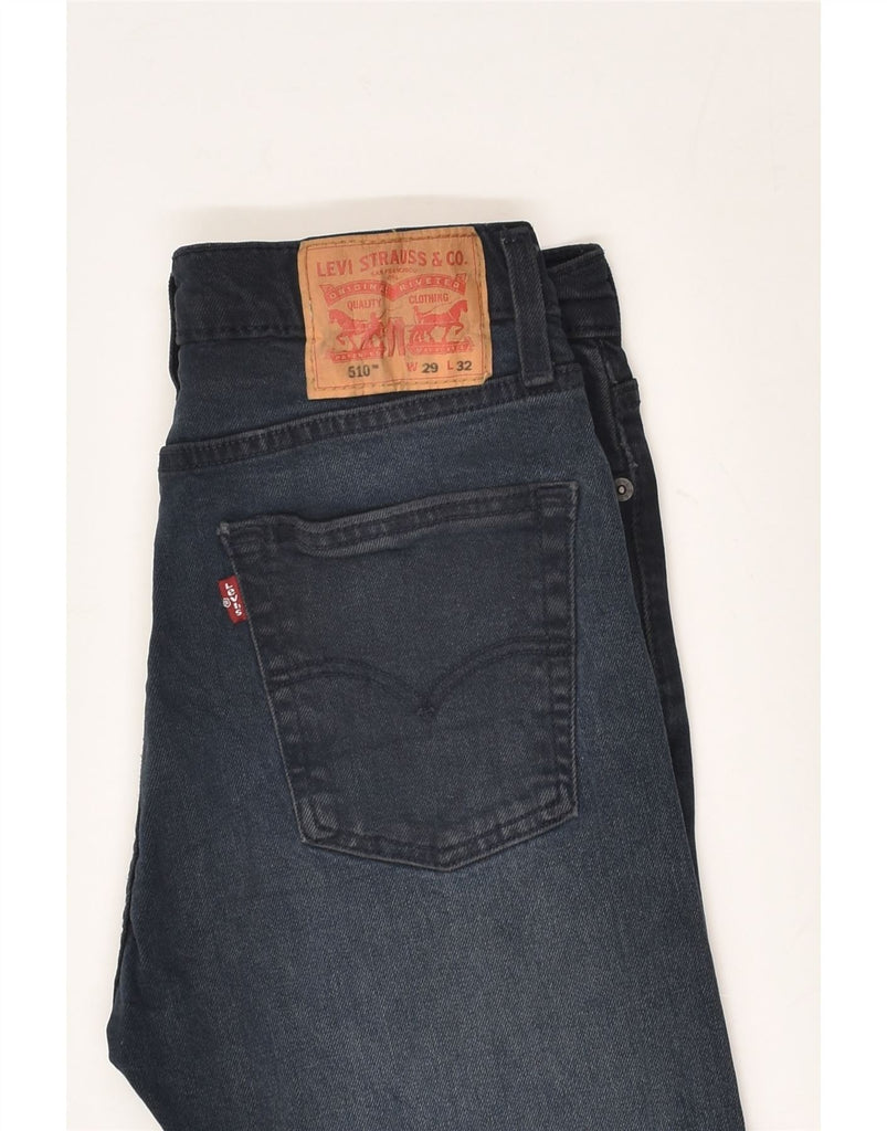 LEVI'S Mens 510 Slim Jeans W29 L32 Blue Cotton | Vintage Levi's | Thrift | Second-Hand Levi's | Used Clothing | Messina Hembry 