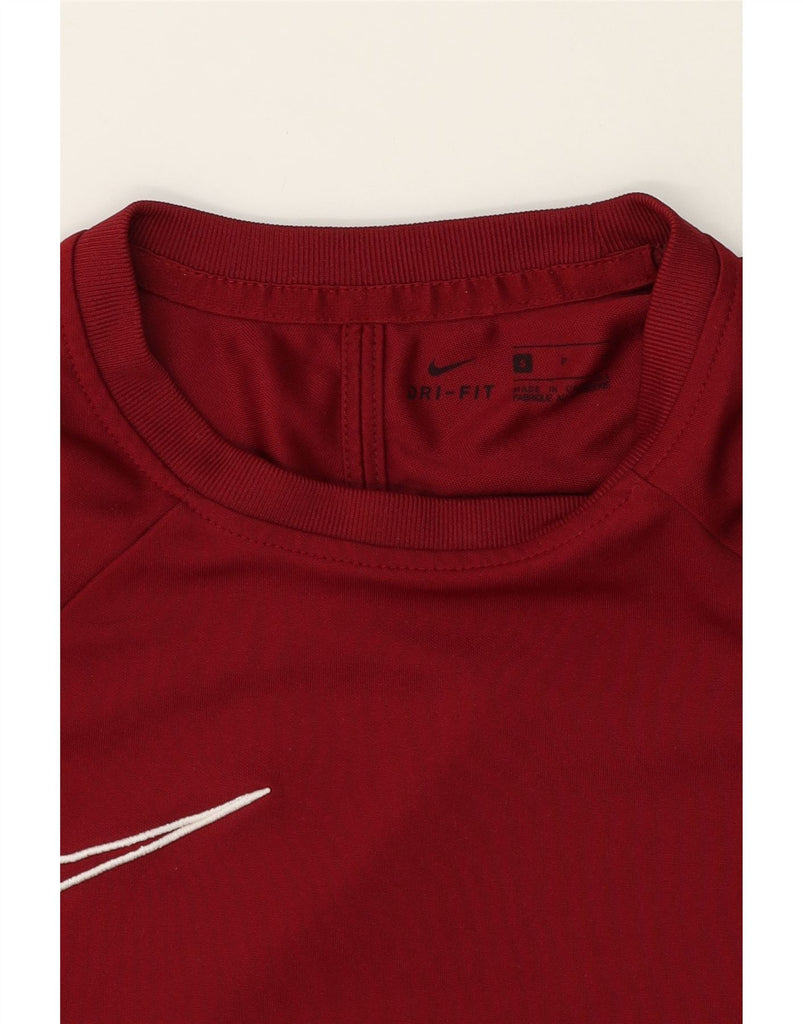 NIKE Mens Dri Fit T-Shirt Top Small Red Vintage Nike and Second-Hand Nike from Messina Hembry 