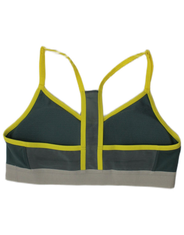 Adidas Womens Padded Sport Bra Top Small Green Sports
