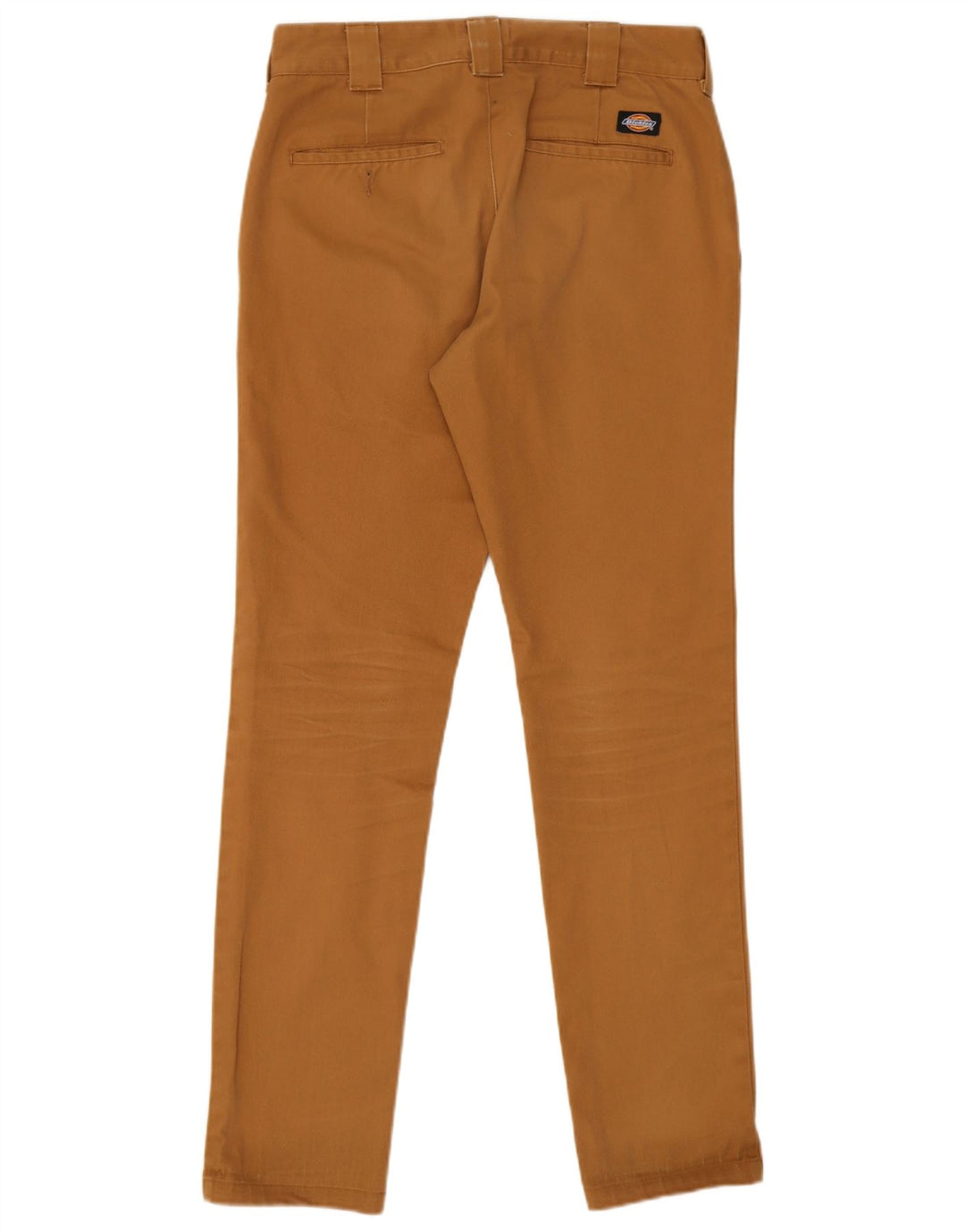Dickies Mens Slim Fit Chino Trousers W32 L32 Brown Polyester
