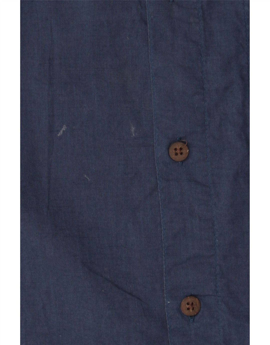 Mountain Warehouse Mens Short Sleeve Shirt Large Navy Blue Cotton