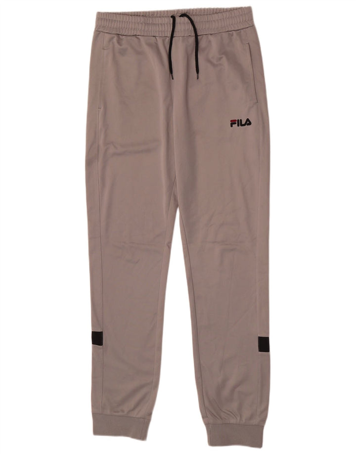 Fila Mens Tracksuit Trousers Joggers Medium  Grey Polyester