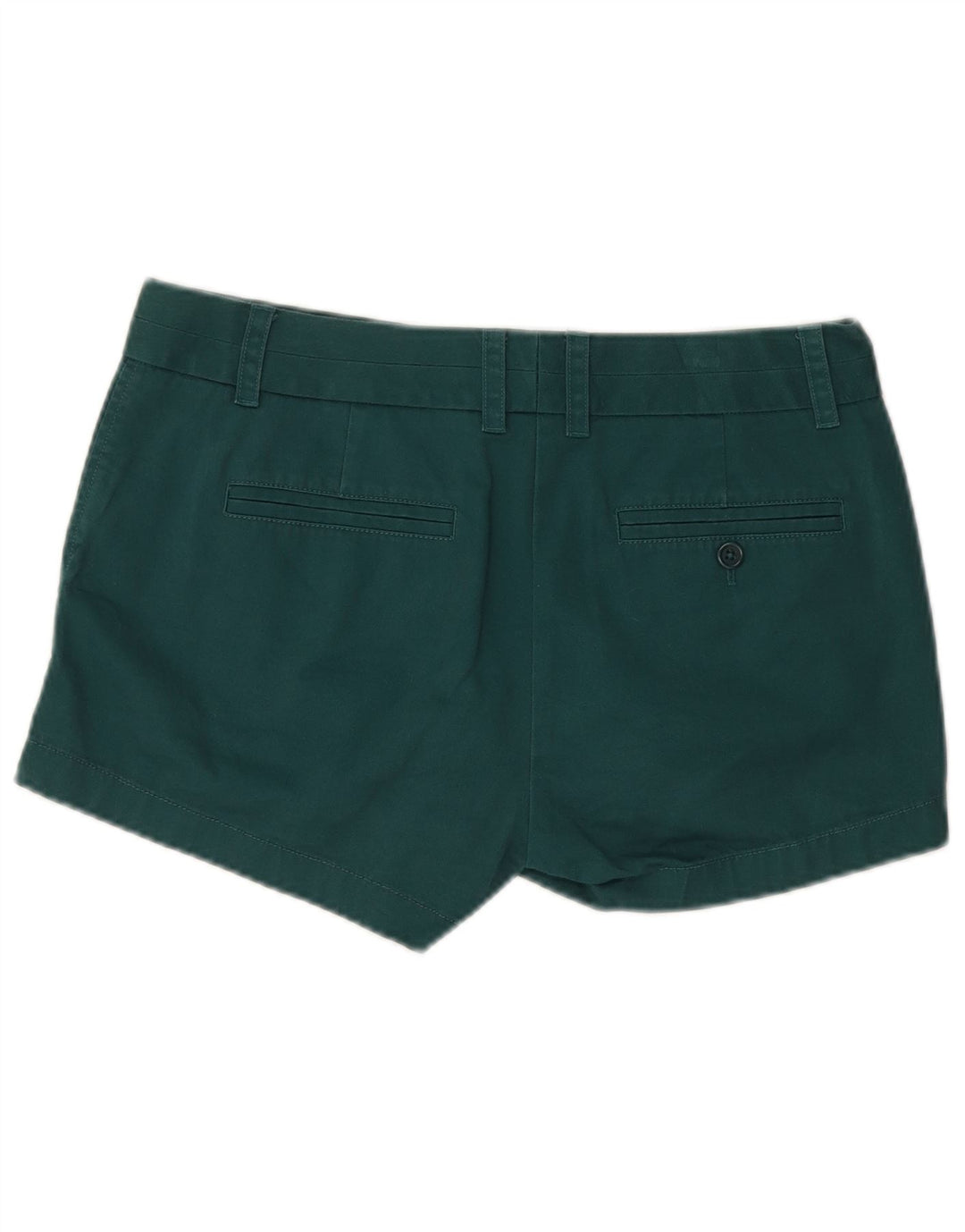 J. CREW Womens Chino Shorts US 4 Small W32  Green Cotton