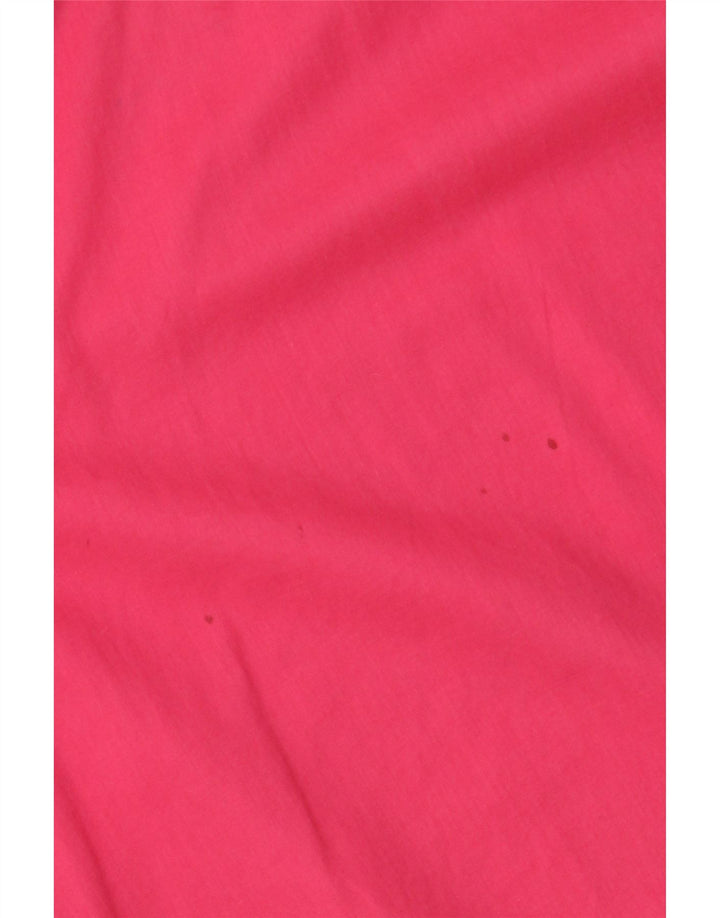 Benetton Womens Sleeveless Shift Dress UK 12 Medium Pink