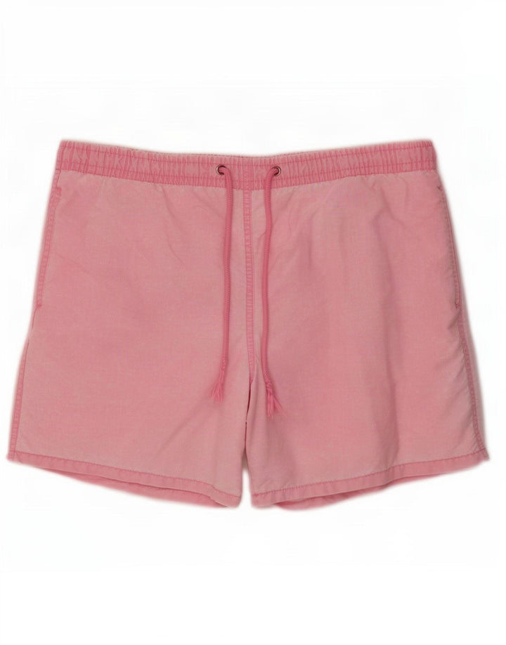 Zara Mens Swimming Shorts Large Pink Polyamide