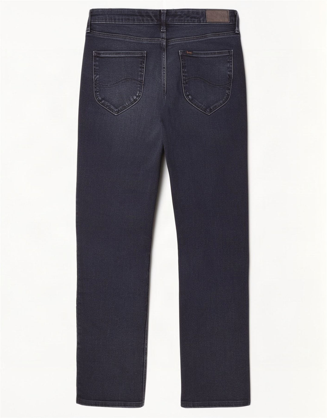 Lee Womens Marion Straight Jeans W28 L26 Navy Blue Cotton