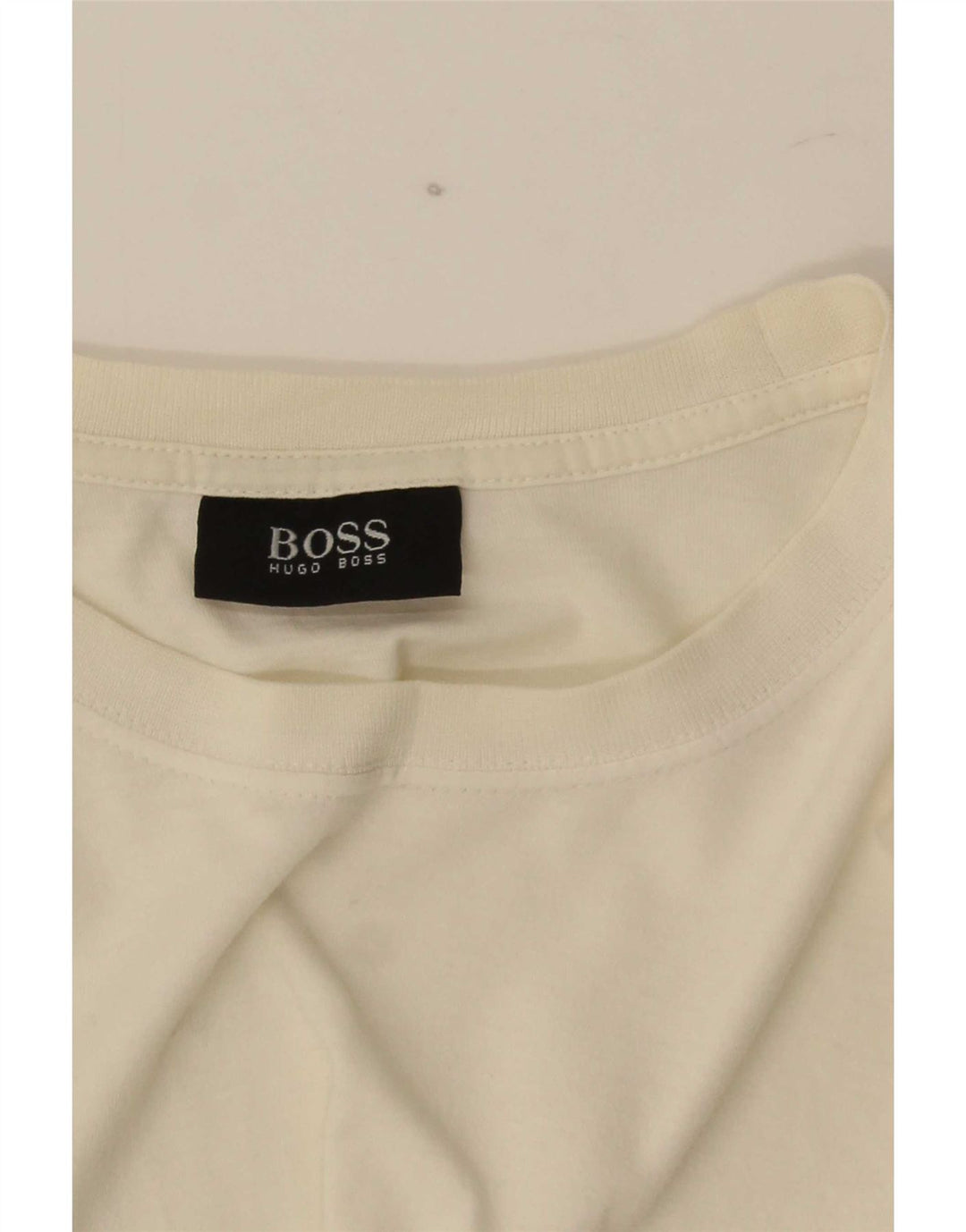 Hugo Boss Mens T-Shirt Top XL White Cotton