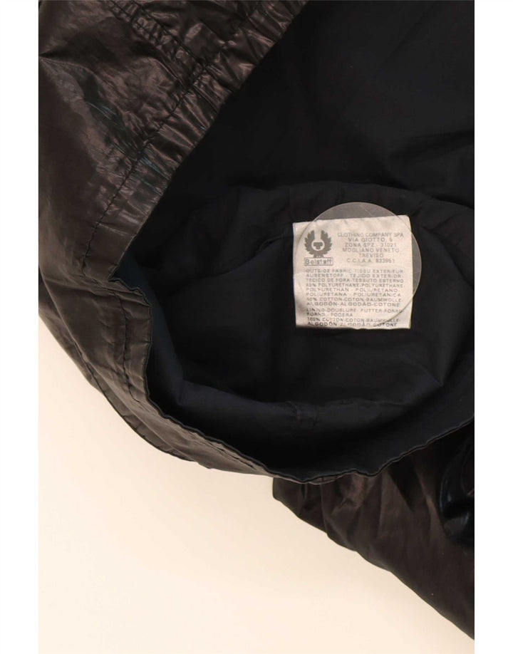 Belstaff Womens Biker Jacket IT 46 Large Black Polyester
