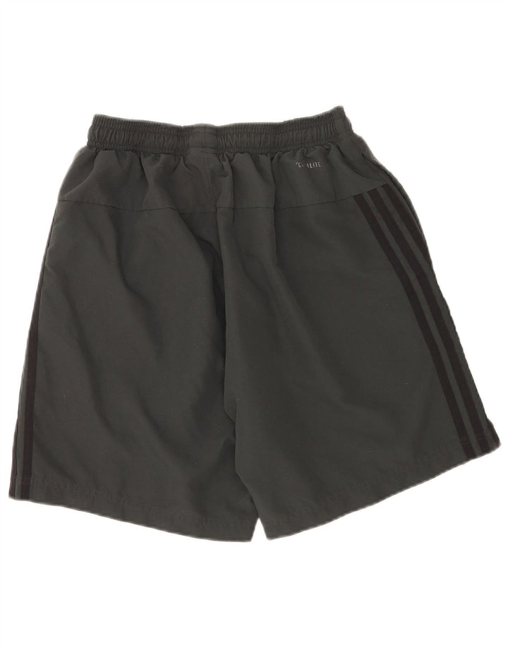 Adidas Mens Climalite Sport Shorts Small  Grey Polyester