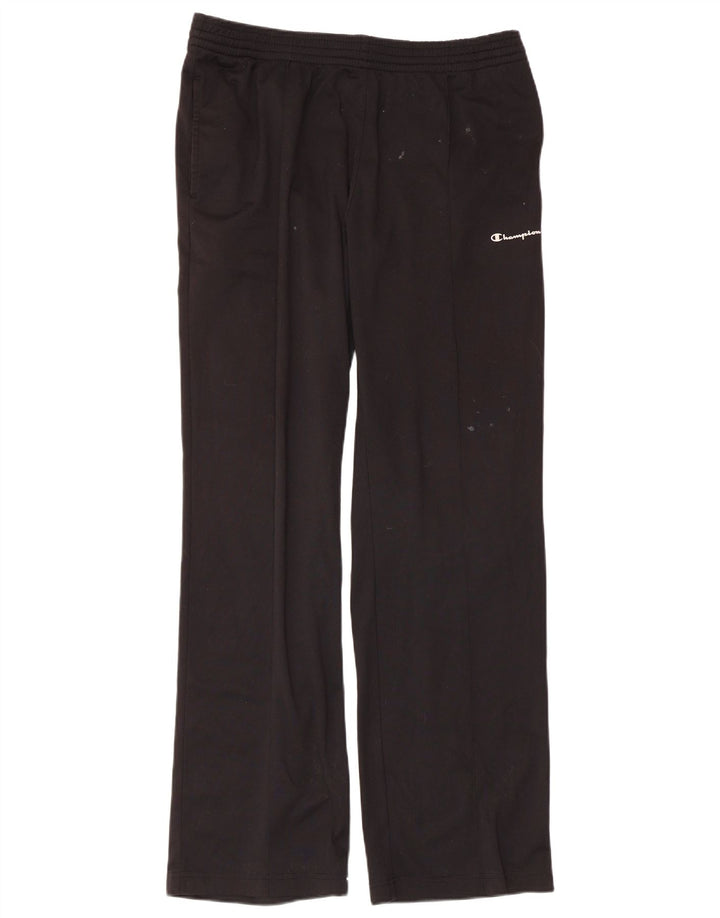CHAMPION Mens Tracksuit Trousers Medium  Black Polyester