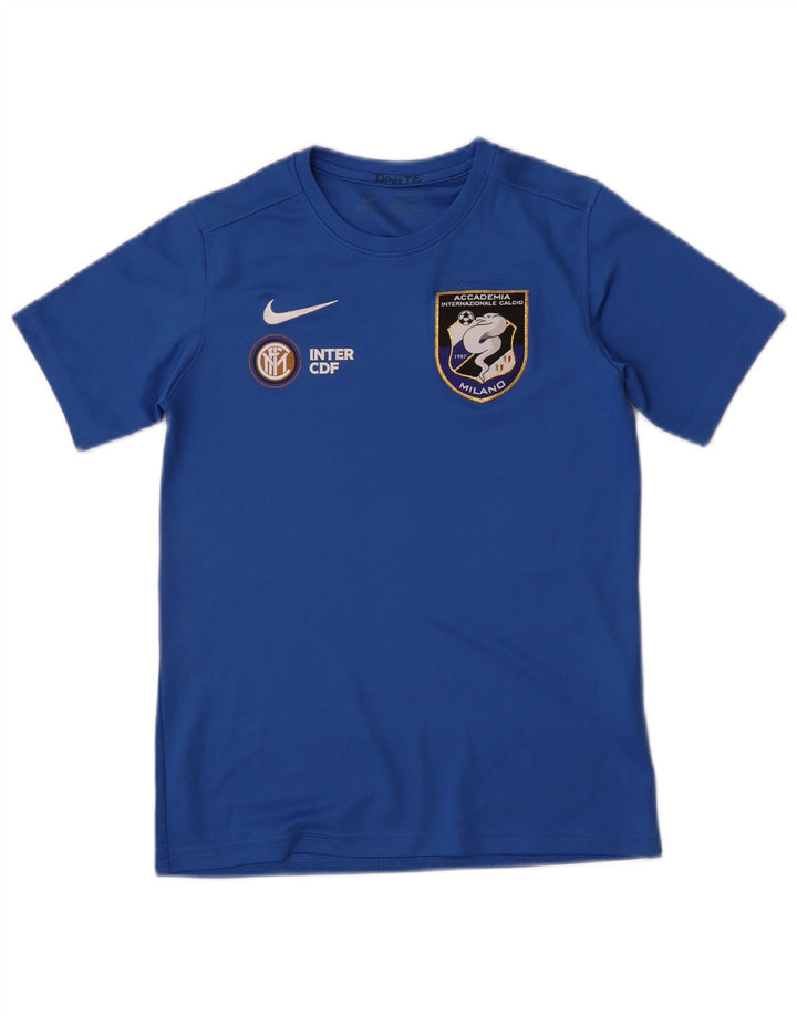 Nike Boys Inter Milan Graphic T-Shirt Top 12-13 Years Large Blue