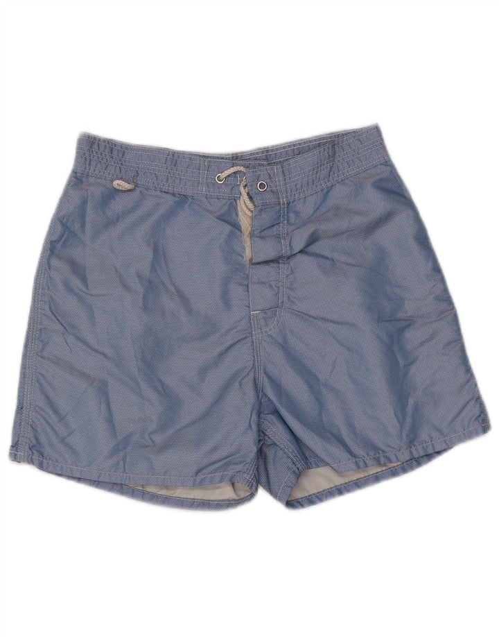 Sundek Mens Swimming Shorts Small Blue Nylon