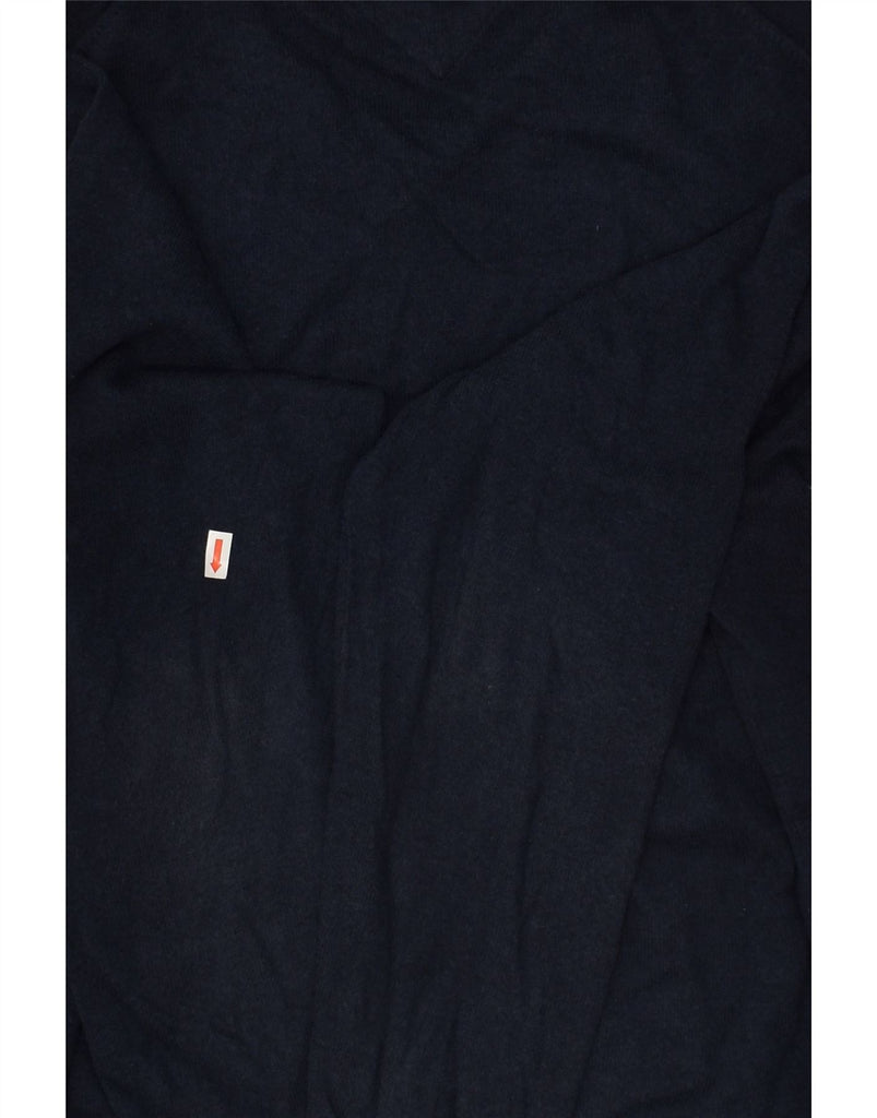 TOMMY HILFIGER Mens V-Neck Jumper Sweater Large Navy Blue Cotton | Vintage Tommy Hilfiger | Thrift | Second-Hand Tommy Hilfiger | Used Clothing | Messina Hembry 