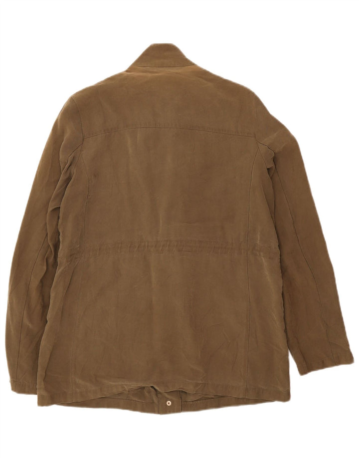 Zara Womens Oversized Utility Jacket UK 6 XS Khaki
