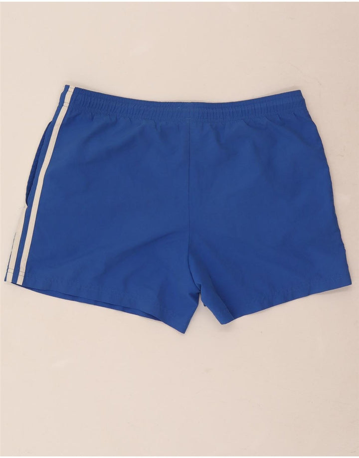 Adidas Mens Graphic Sport Shorts Medium  Blue Polyester
