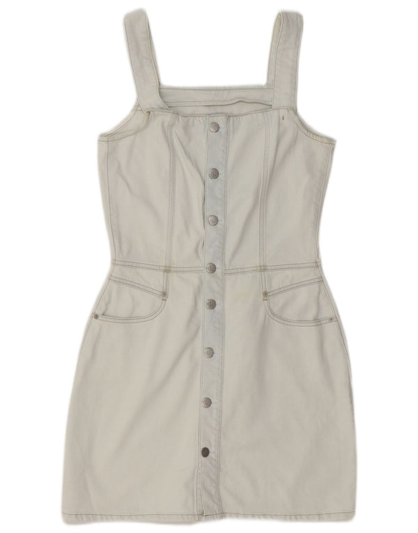 CALVIN KLEIN JEANS Womens Sleeveless Denim Dress UK 10 Small Blue