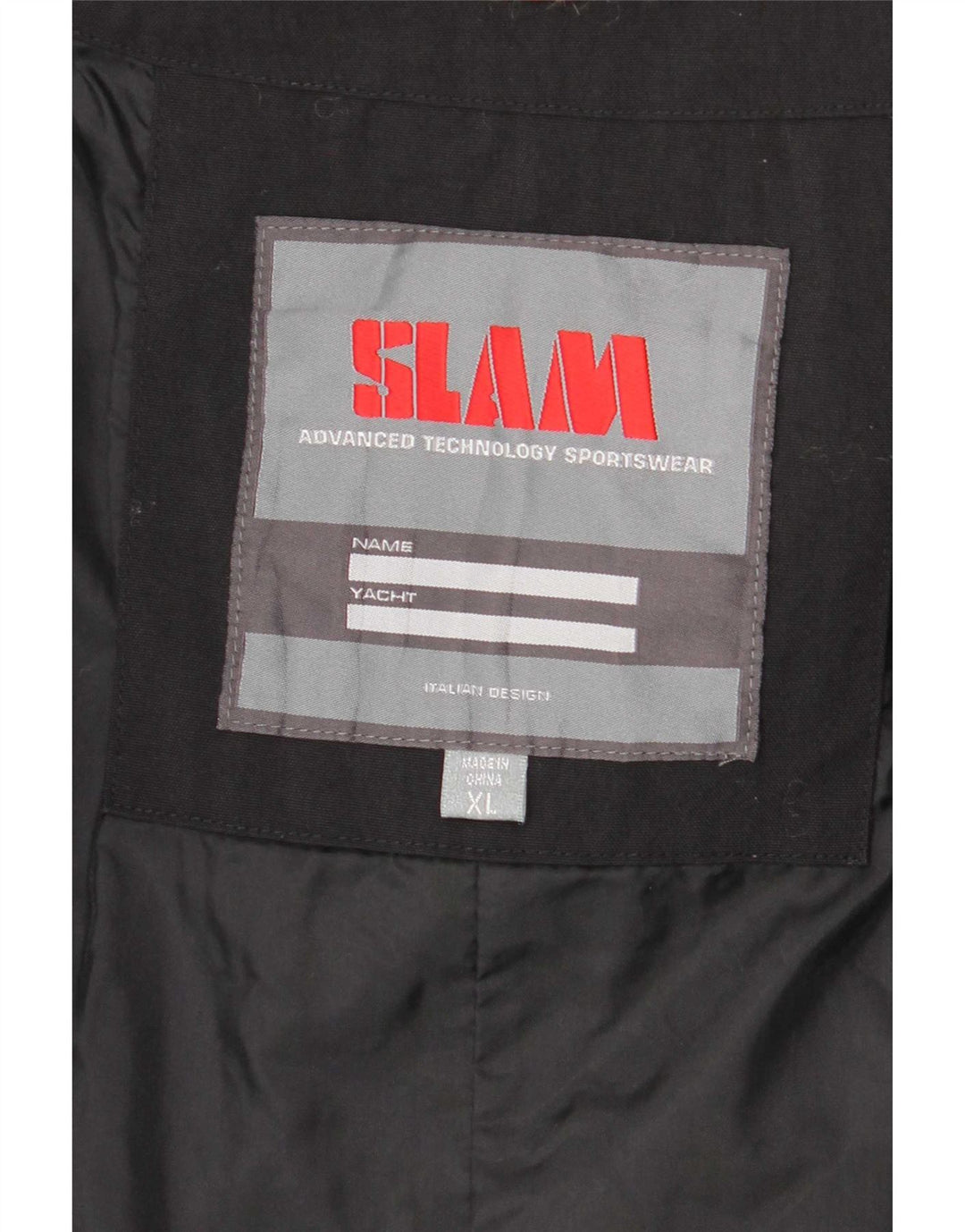 Slam Womens Hooded Parka Jacket UK 18 XL Black Nylon