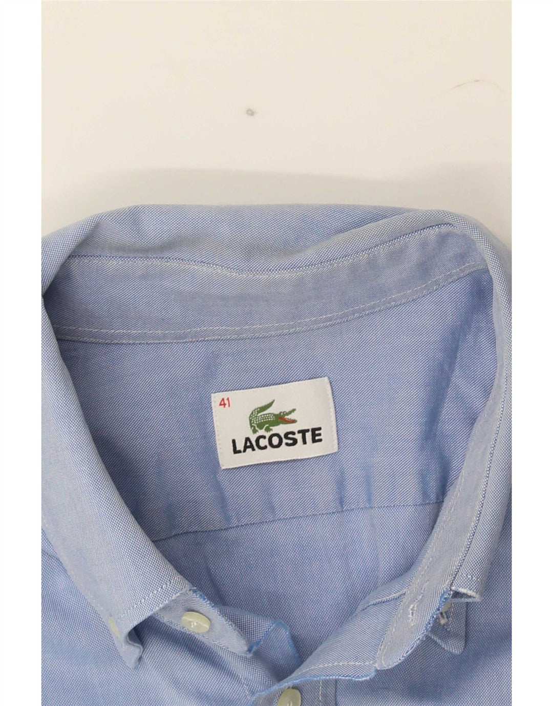 Lacoste Mens Shirt Size 41 Large Blue