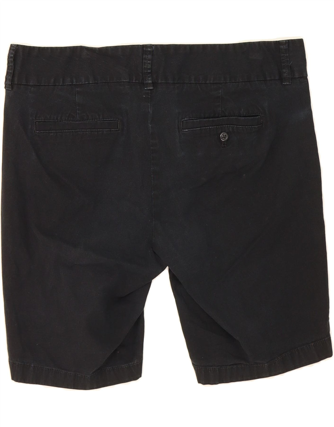J. CREW Womens Stretch Chino Shorts US 10 Large W32 Black Cotton Vintage J. Crew and Second-Hand J. Crew from Messina Hembry 