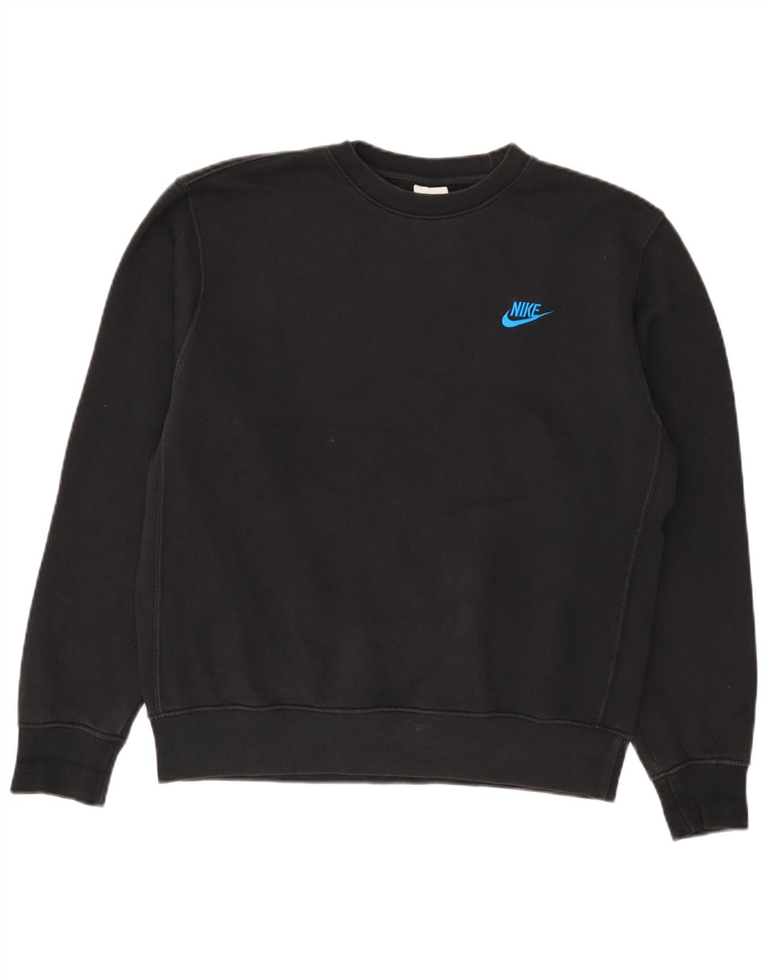 Nike Mens Sweatshirt Jumper Small Black Cotton