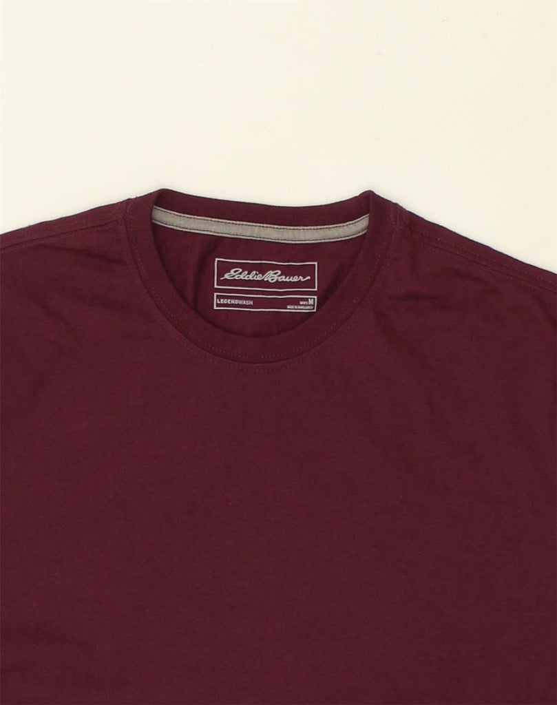 EDDIE BAUER Mens T-Shirt Top Medium Purple Cotton | Vintage Eddie Bauer | Thrift | Second-Hand Eddie Bauer | Used Clothing | Messina Hembry 