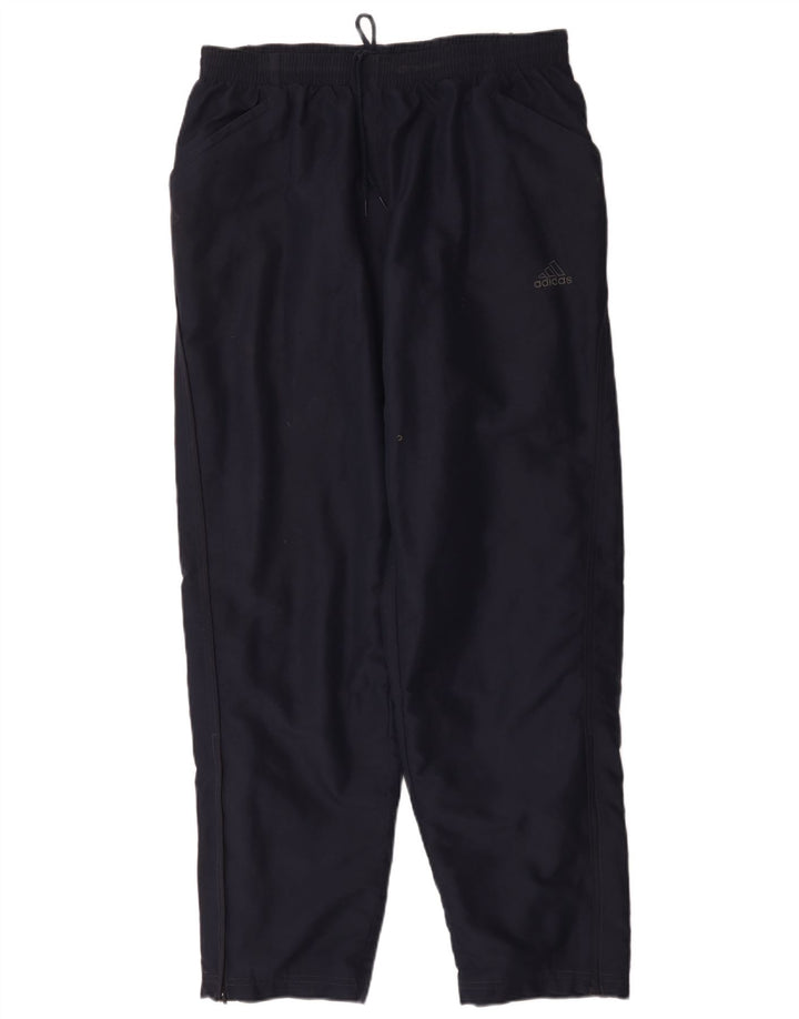 Adidas Mens Tracksuit Trousers UK 44/46 Large  Navy Blue Polyester