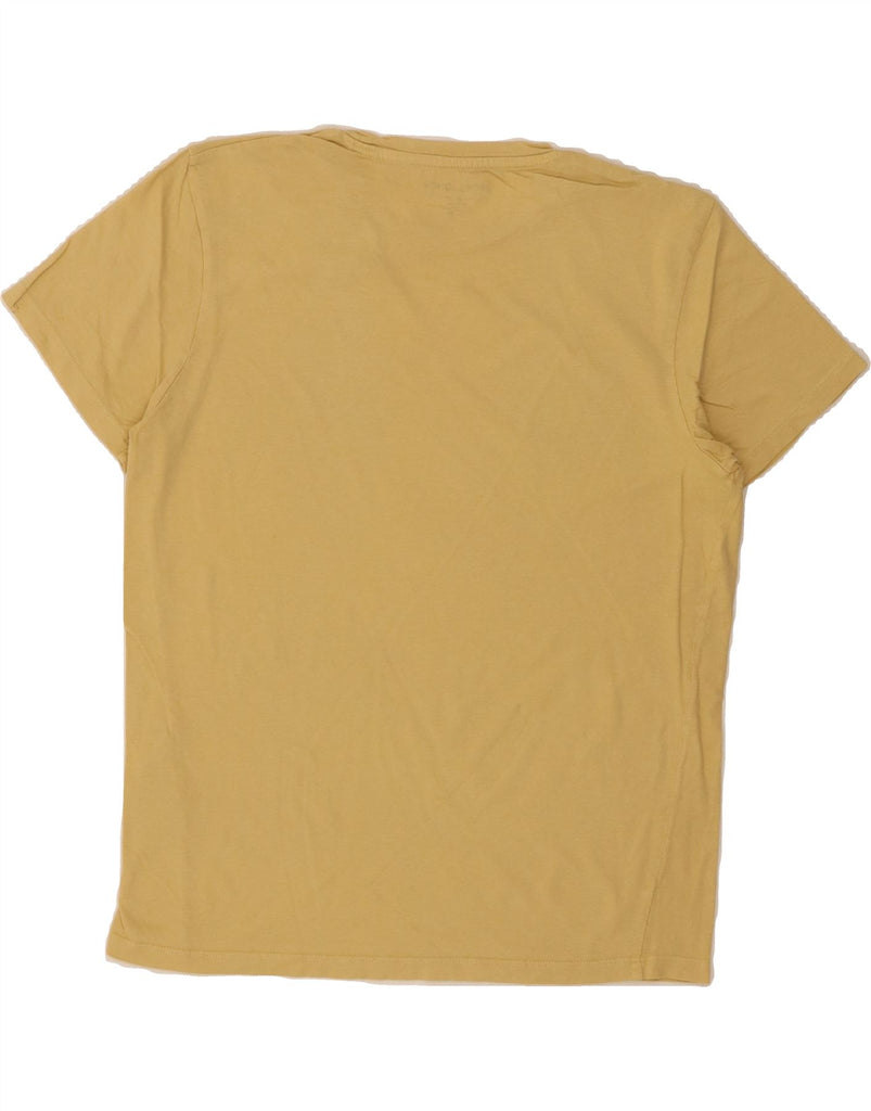JACK & JONES Mens Graphic T-Shirt Top Medium Yellow Cotton Vintage Jack & Jones and Second-Hand Jack & Jones from Messina Hembry 