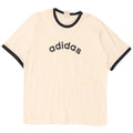 Adidas Mens Graphic T-Shirt Top 2XL White Colourblock