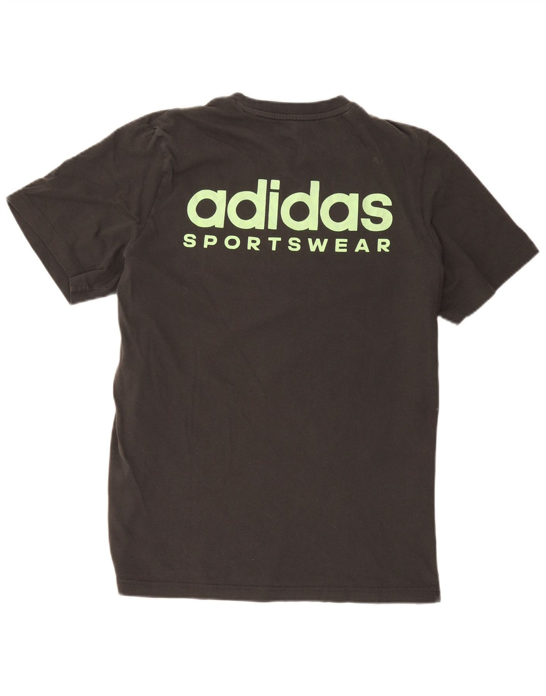 Adidas Mens Graphic T-Shirt Top Large Grey Cotton