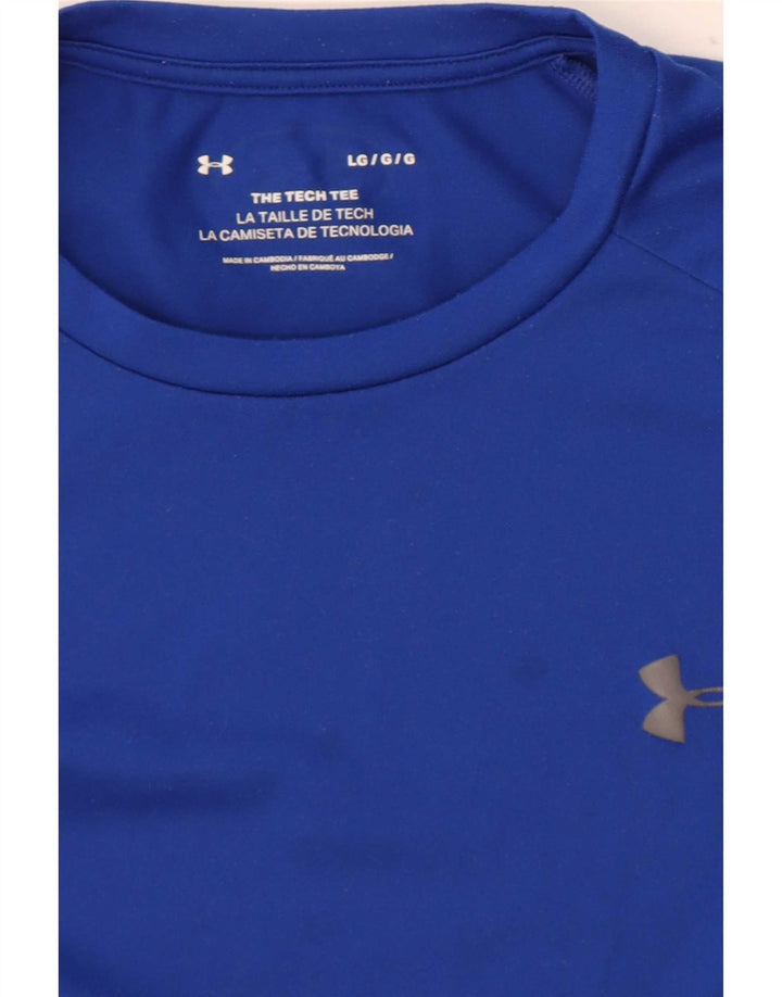 Under Armour Mens T-Shirt Top Large Blue