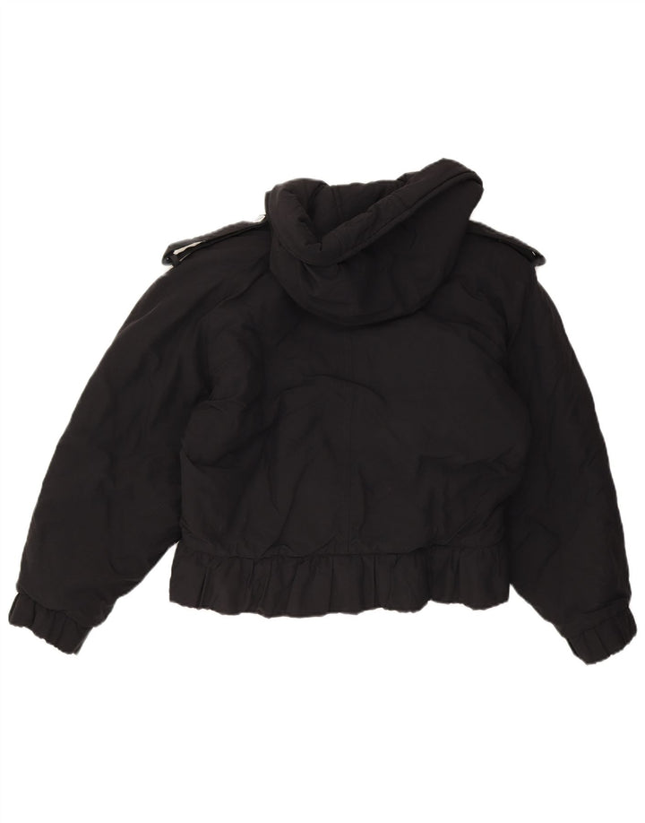 MAX MARA Womens Double Breasted Padded Jacket UK 14 Medium Navy Blue