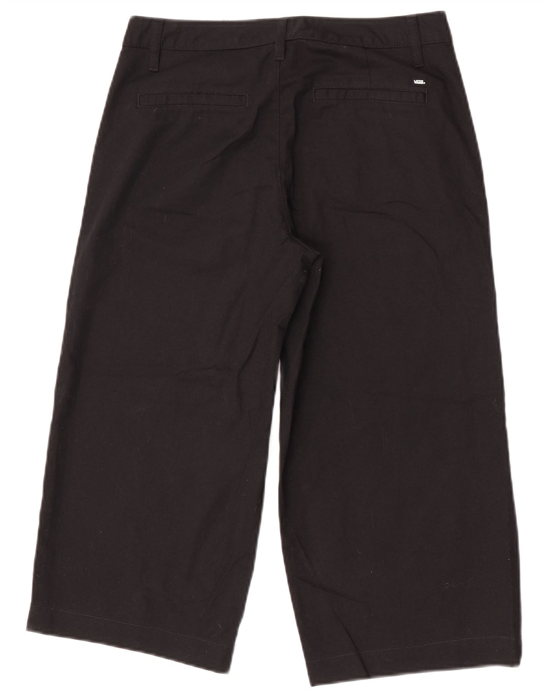 Vans Womens Capri Trousers US 5 Small W27 L20 Black Cotton
