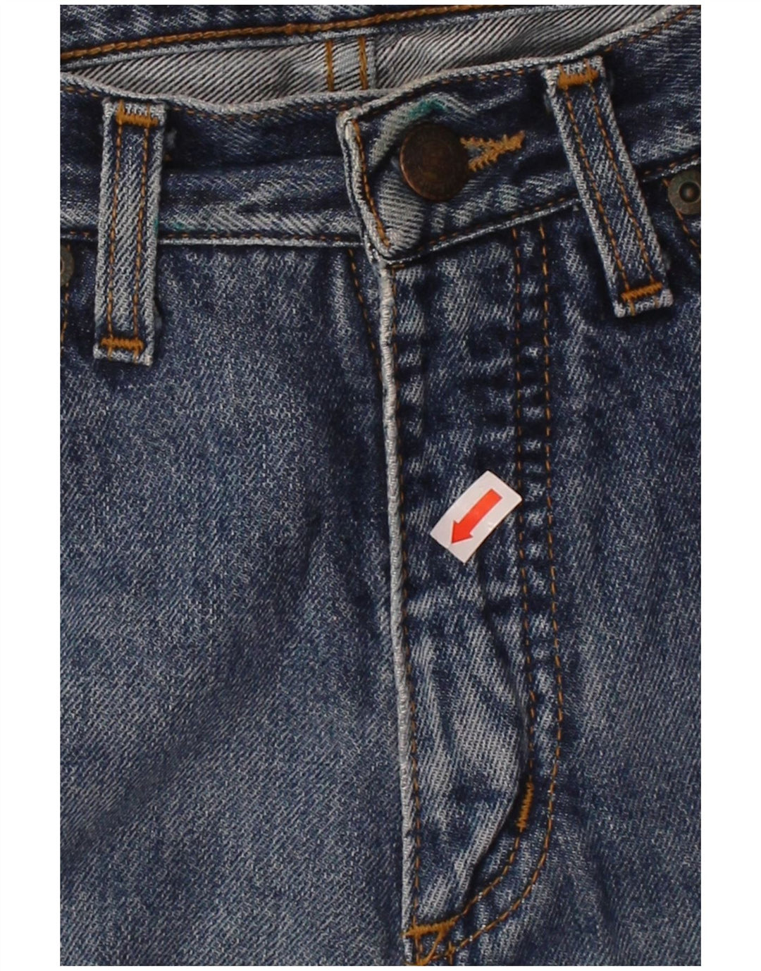 WRANGLER Mens Straight Jeans W27 L32 Blue Cotton