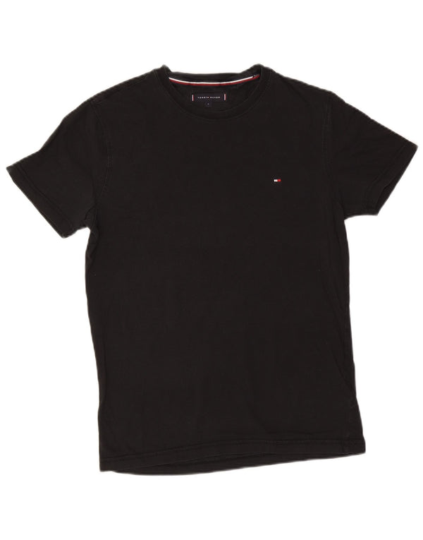 Tommy Hilfiger Mens T-Shirt Top Small Black Cotton
