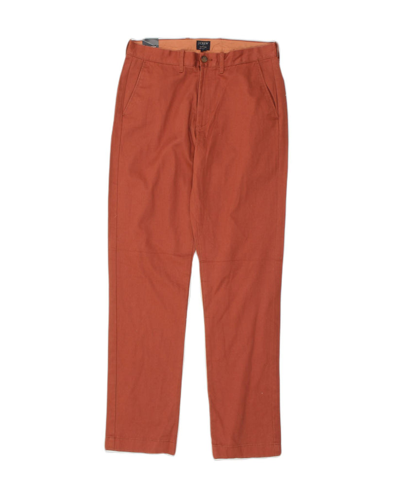 J. CREW Mens The Sutton Straight Chino Trousers W30 L32  Brown Cotton | Vintage J. Crew | Thrift | Second-Hand J. Crew | Used Clothing | Messina Hembry 