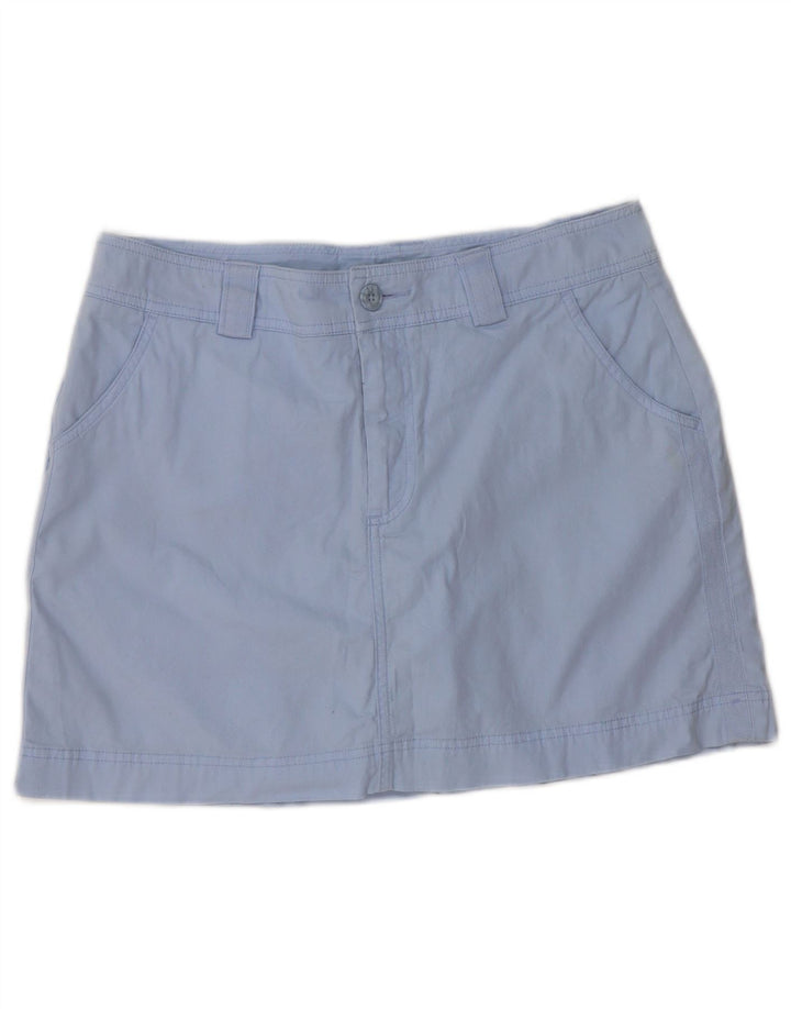 DOCKERS Womens Mini Skirt US 6 Medium W34  Blue Cotton