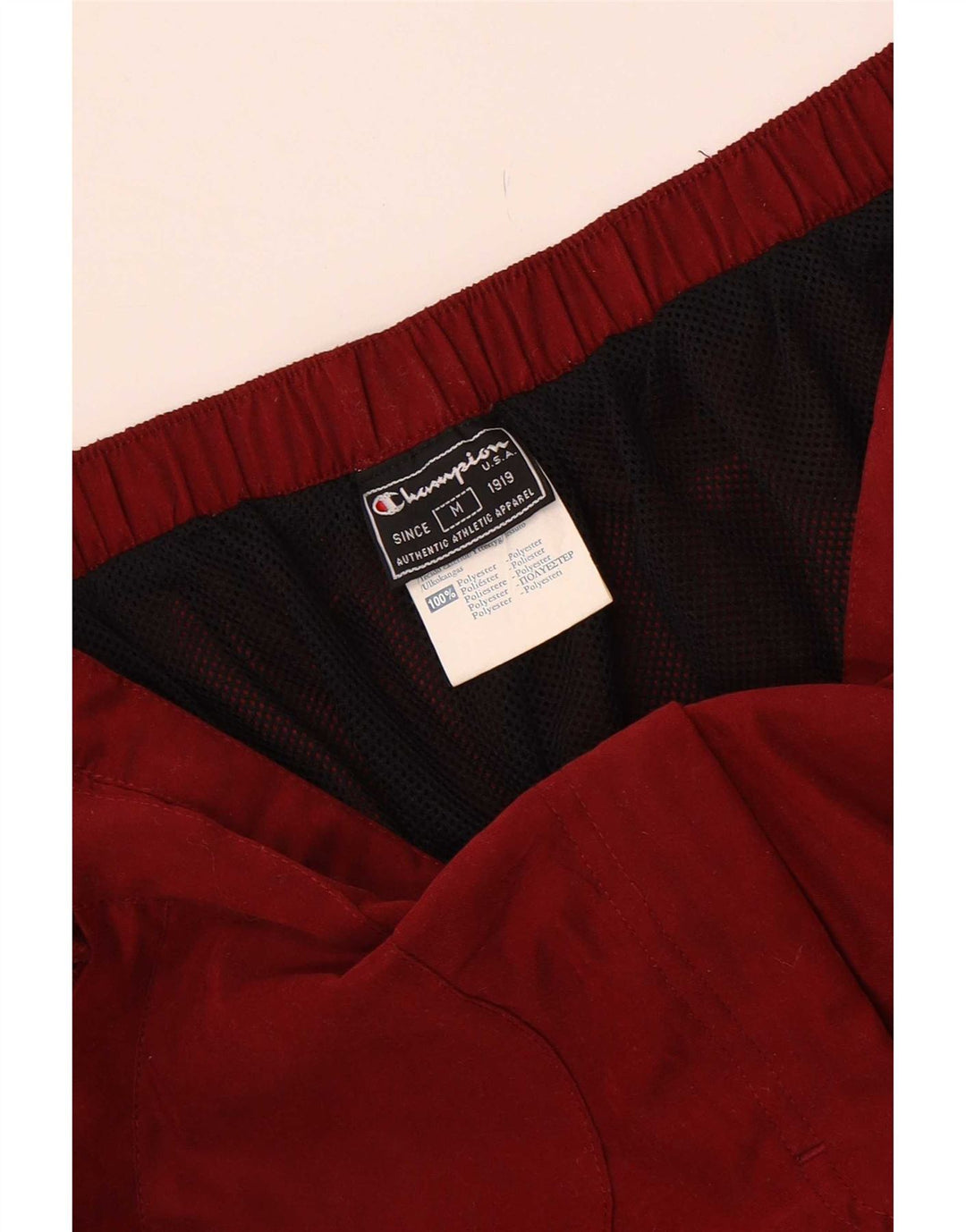 Champion Mens Loose Fit Trousers Medium W28 L29 Burgundy Polyester