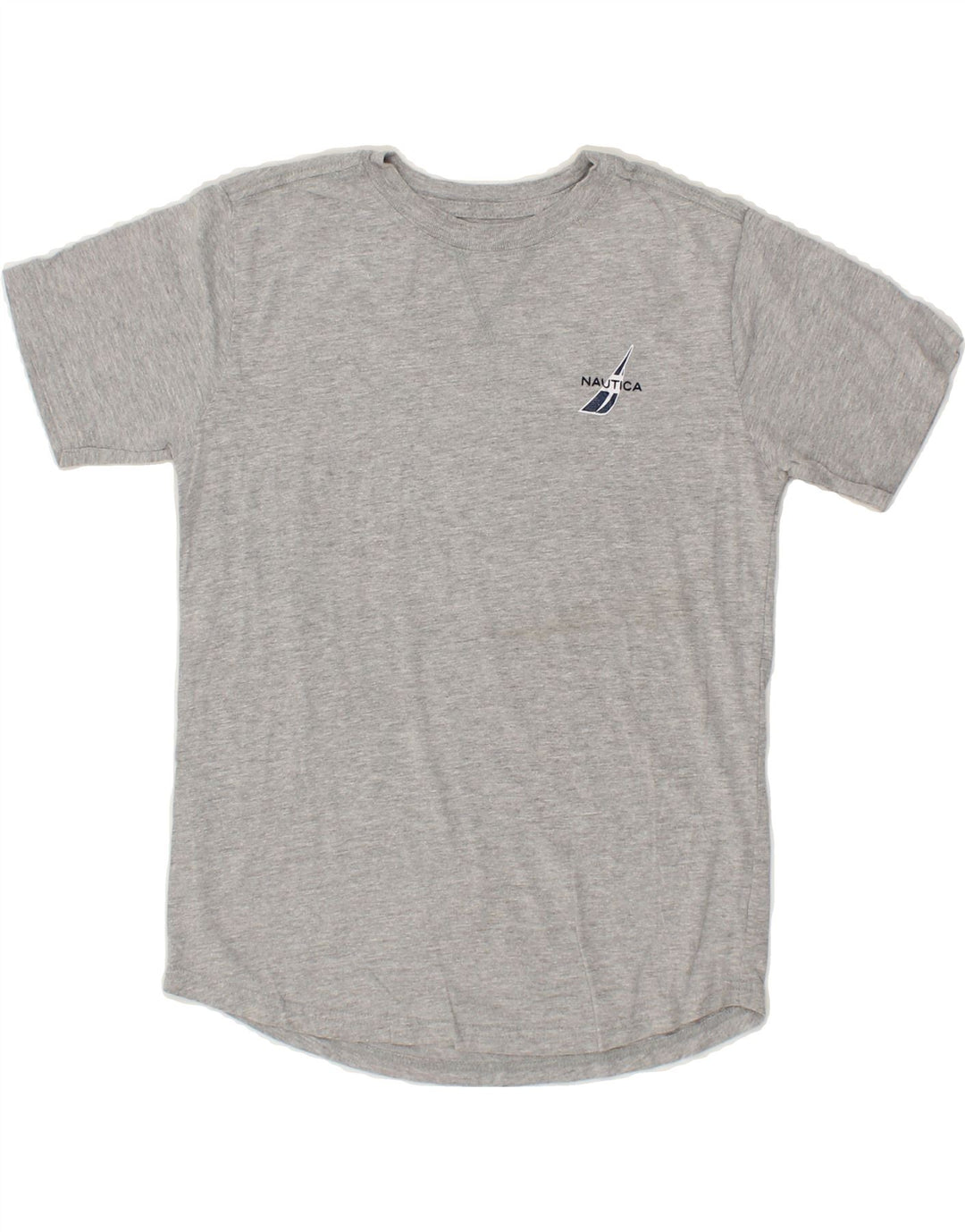 NAUTICA Boys T-Shirt Top 10-11 Years Medium  Grey Cotton Vintage Nautica and Second-Hand Nautica from Messina Hembry 