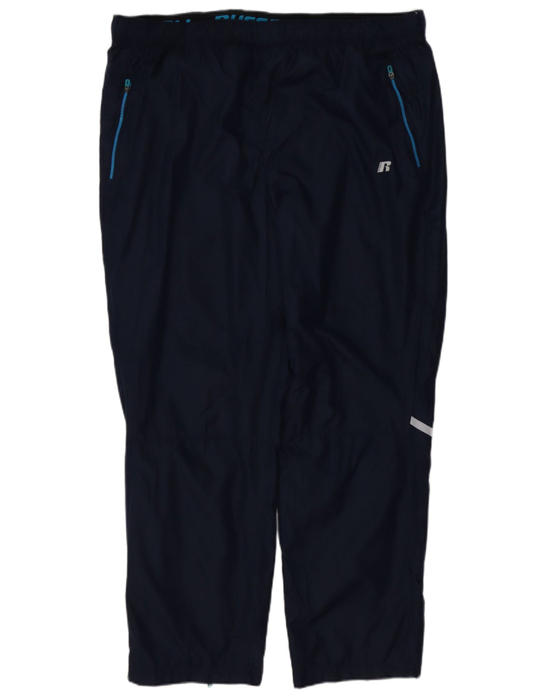 RUSSELL ATHLETIC Mens Tracksuit Trousers XL Navy Blue Polyester