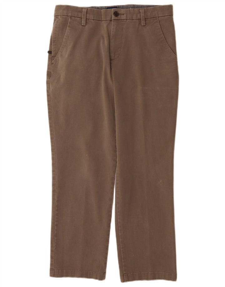 Dockers Mens Regular Chino Trousers W32 L28 Khaki Cotton