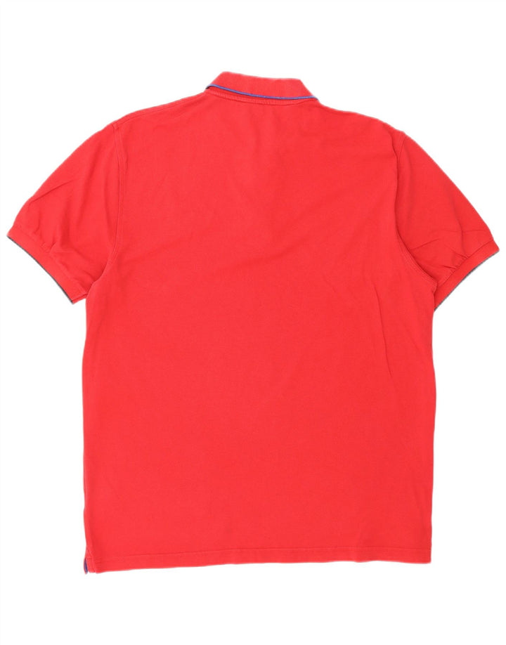 SUN68 Mens Polo Shirt XL Red Cotton